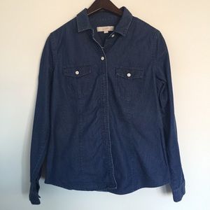✨LOFT Denim Buttonup
